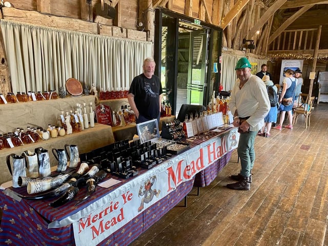 Grab a gift from one of the medieval-themed stall holders