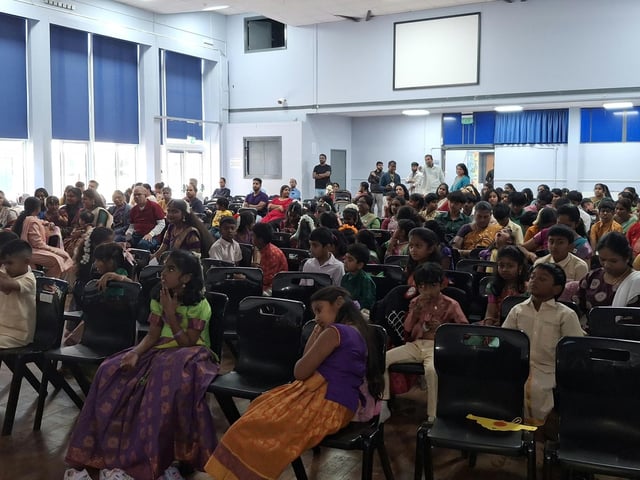 Tamil Learning Centre Crawley celebrated the Festival of Education and the achievements of an inspiring figure of Tamil heritage at Hazelwick School