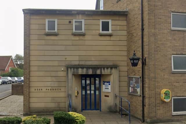 There is an application to install PV panels on the roof of Hailsham Police Station. Photo: Google Street View