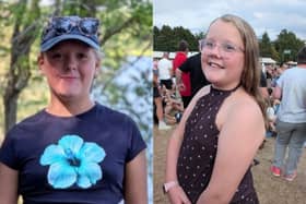 Sisters, Josephine (left) and Eloise (right) have been supported by the KSS Patient and Family Aftercare Service since their father passed away. (Image: contributed)