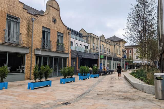 New look Portland Road in Worthing town centre