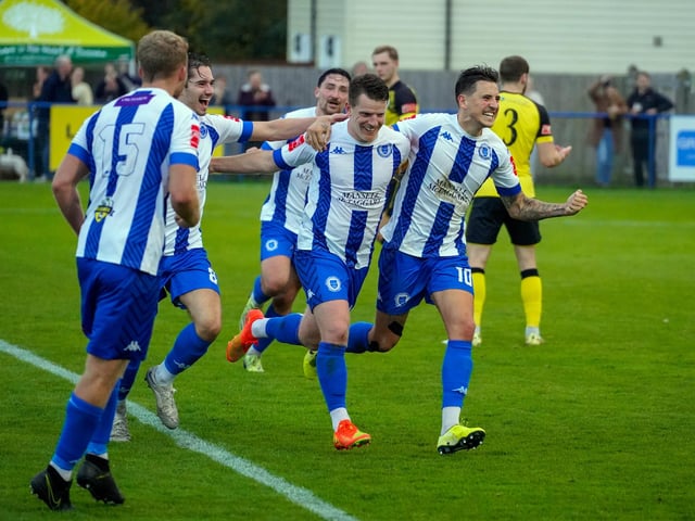 Match action from Saturday's drawn West Sussex derby between Haywards Heath Town and Chichester City in the Isthmian South East