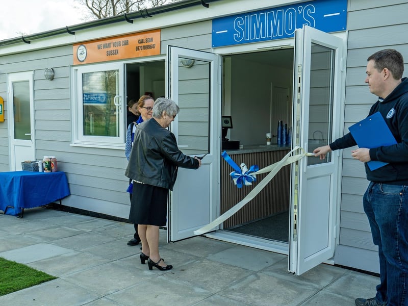 Simmo's café at Haywards Heath Town Football Club. Photo: Ray Turner