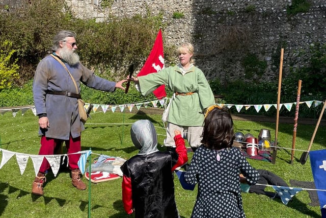 Lewes Castle steps back in time with a series of Easter activities