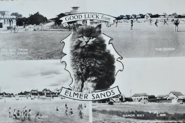 Elmer Sands has Blake's Cottage, the beach, the bungalows and the village