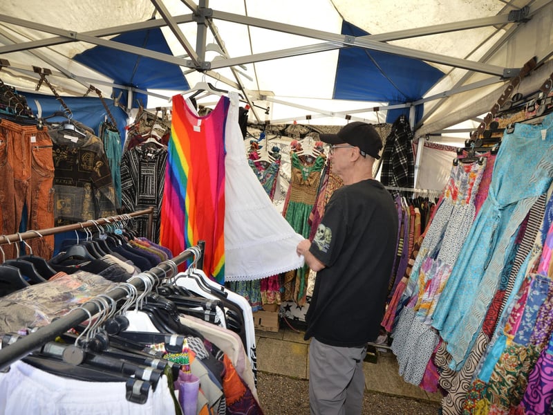 Easter Market on the seafront in Eastbourne on April 17 2025.