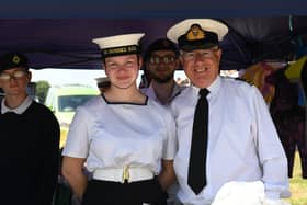 The Sea Cadet stall at Littlehampton Armed Forces Day