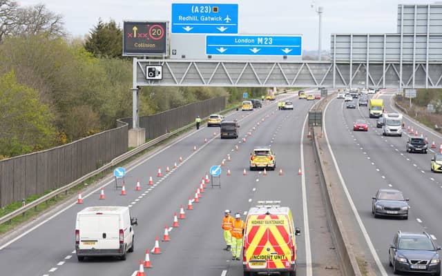 A police investigation is underway after a serious collision on the M23, near Gatwick Airport. Sussex Police confirmed that officers are ‘investigating a serious single vehicle collision’. It happened between junction ten (Crawley) and junction nine (London Gatwick Airport), just after 5am, on Thursday (April 2).