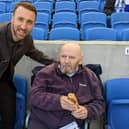 Andrew Sanders, from Aria Care’s Walstead Place, saw Brighton & Hove Albion beat Wolverhampton Wanderers 6-0 and got to meet former BHA striker Glenn Murray