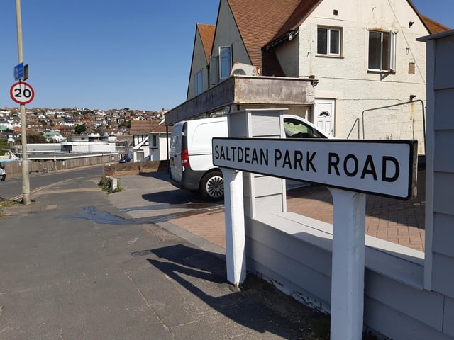 Walk up Saltdean Park Road, to the right of Saltdean Lido