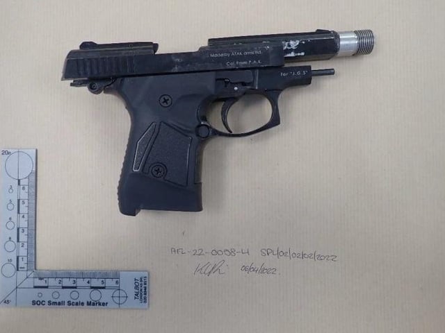 Some of the firearms and ammunition seized. Picture: NCA