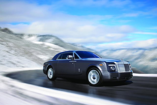 Phantom Coupé, 2008: With its pillarless construction, this was a true hardtop two-door coupé – the first Rolls-Royce of its type to be produced in more than two decades. Like its drophead sibling, Phantom Coupé incorporated many of the design features and construction techniques developed on the experimental 101EX.