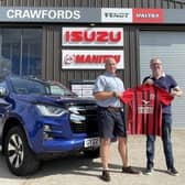 Crawfords are sponsoring Billinghurst Football Club in Sussex