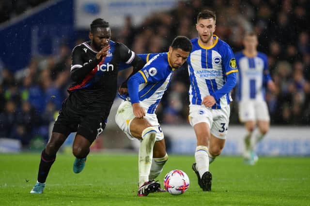 Levil Colwill slotted in seamlessly alongside Lewis Dunk and made more than one crucial piece of defending to maintain a valuable three points and clean sheet against Crystal Palace (Photo by Mike Hewitt/Getty Images)