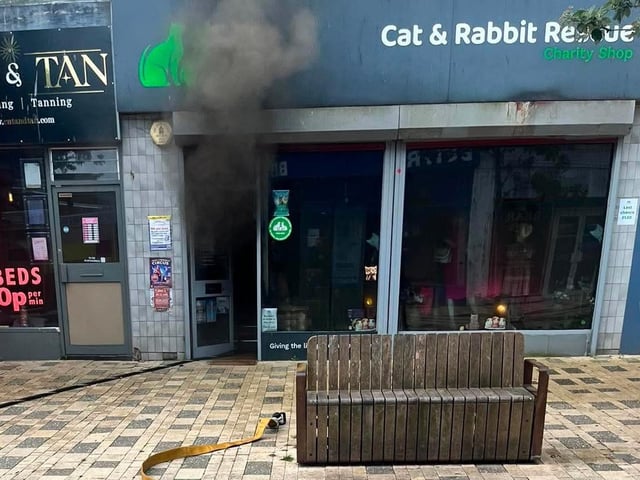 West Sussex Fire & Rescue Service said it received reports of the fire at 8.51am – and dispatched three crews from Littlehampton and Worthing.