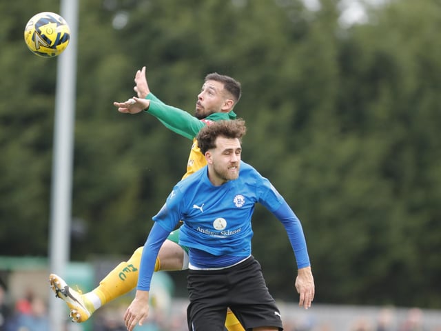 Isthmian Premier action from Horsham's excellent 3-1 home win over play-off chasing Billericay Town on Saturday
