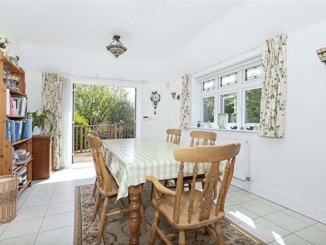 This end-of-terrace, five-bedroom property is on a corner plot in Grand Avenue, just a short walk from the town centre and yards from the beach. It has come on the market with Robert Luff & Co priced at £850,000.