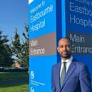 Ahead of a public meeting on paediatric services at Eastbourne District General Hospital, Lib Dem Parliamentary Candidate Josh Babarinde is calling on the Health Secretary to intervene. Picture: Josh Babarinde
