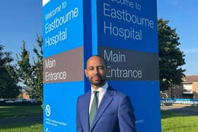 Ahead of a public meeting on paediatric services at Eastbourne District General Hospital, Lib Dem Parliamentary Candidate Josh Babarinde is calling on the Health Secretary to intervene. Picture: Josh Babarinde