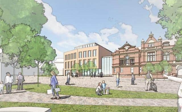 An artist's impression of the proposed redevelopment. Picture from Rother District Council