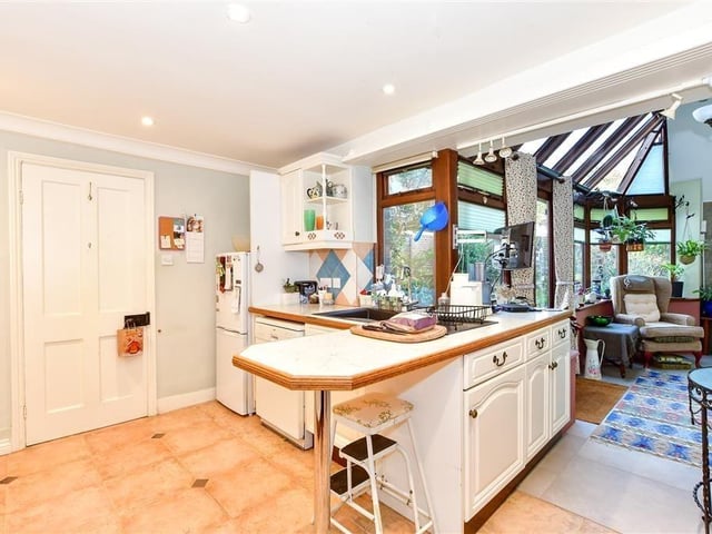 The property offers spacious and versatile accommodation, including a useful cellar space. Estate agent Cubitt & West says it is a fantastic location.