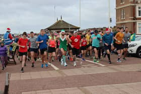 The Christmas Hastings parkrun start | Contributed picture