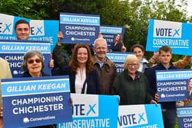 Gillian Keegan met with volunteers in Prinsted this week to kick off her re-election campaign