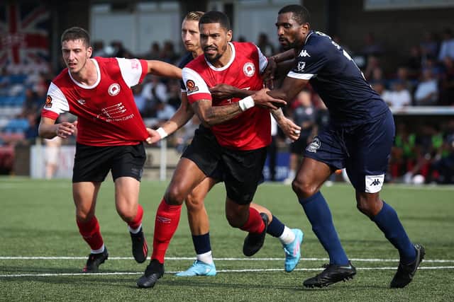 Eastbourne Borough take on Dover | Picture: Andy Pelling