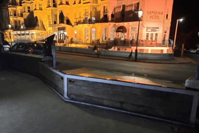Eastbourne Borough Council prepare for Storm Austen with flood defences