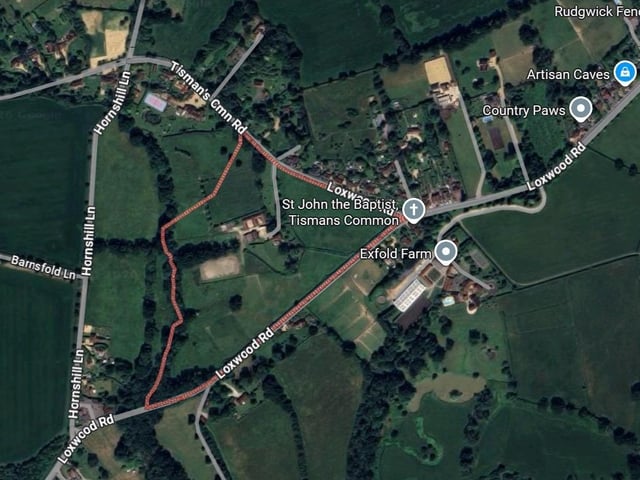 A property in Tisman's Common sold for £3,150,000 on September 23.
