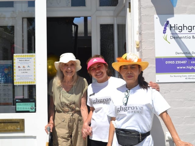 A group of 54 staff and residents took part in Highgrove House Walk and Wheel 2025
