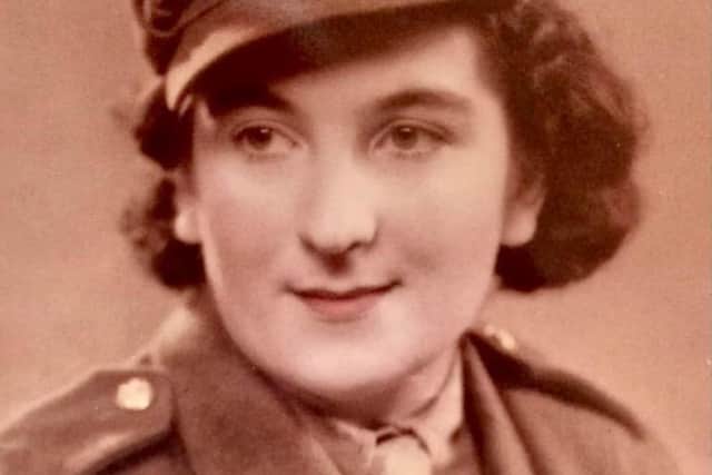 Mary Watkins in her ATS uniform.