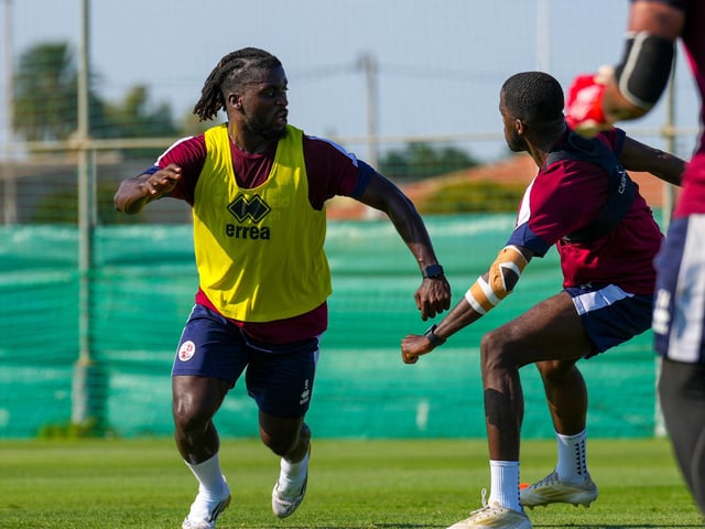 Kabongo Tshimanga at the straining camp in Spain | Picture: CTFC