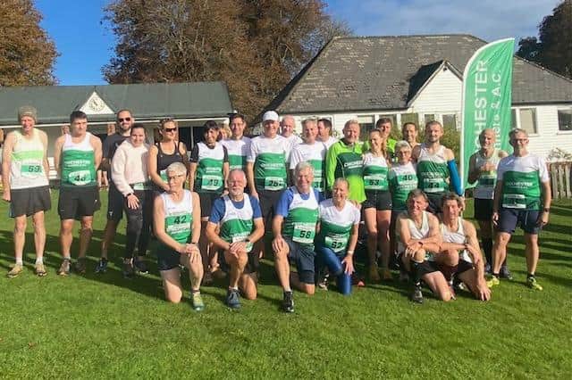 Chichester Runners at the Steepdown Challenge | Picture courtesy of Nadia and Peter Anderson