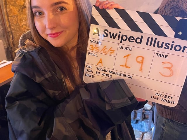 Tegan Muggeridge, Director of the short fim 'A Swiped Illusion'