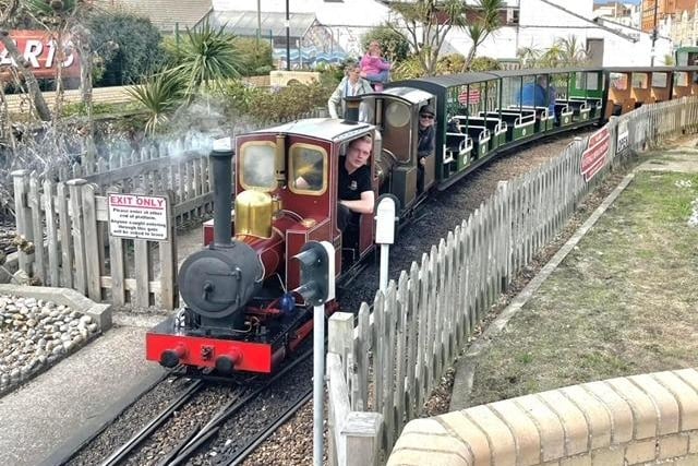Hastings miniature railway will be running its popular steam trains from the boating lake on Hastings seafront to Rcok-a-Nore during half-term week.