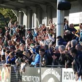 A crowd of 1,175 filled the Camping World Community Stadium on Saturday to watch the draw with Wingate & Finchley. This was followed by 797 taking in the win over struggling Haringey on Tuesday evening – the highest league Tuesday crowd since the Hornets opened their new stadium in 2019. Picture by Natalie Mayhew, ButterflyFootie