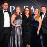 Jo Malone (second from left) and Simonetta Held (third from left) at the PAPA Industry Awards at the Royal Lancaster in London