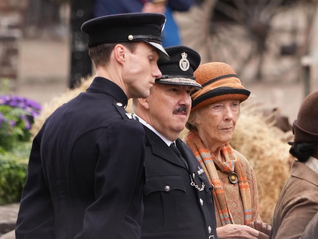 Filming continues in Arundel for Wicked Little Letters, starring Olivia Colman and Jessie Buckley. Photo: Eddie Mitchell