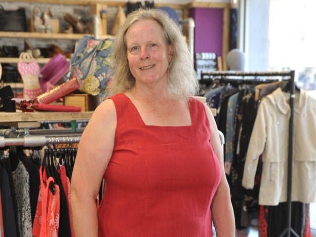 Red cotton maxi dress, priced up at £8.99