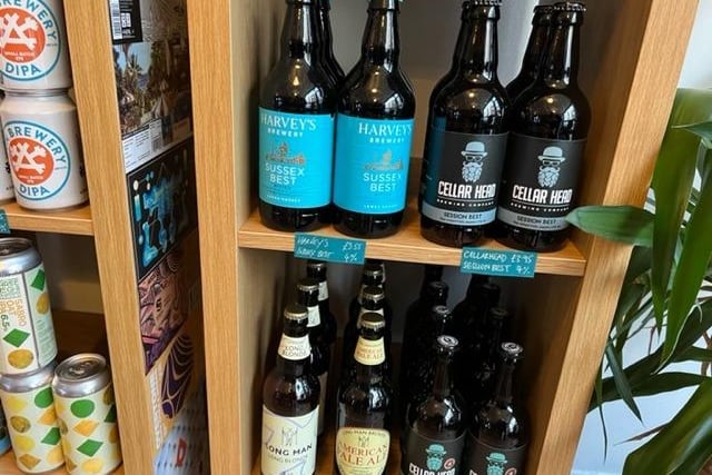 Beers from independent Sussex brewers are on offer