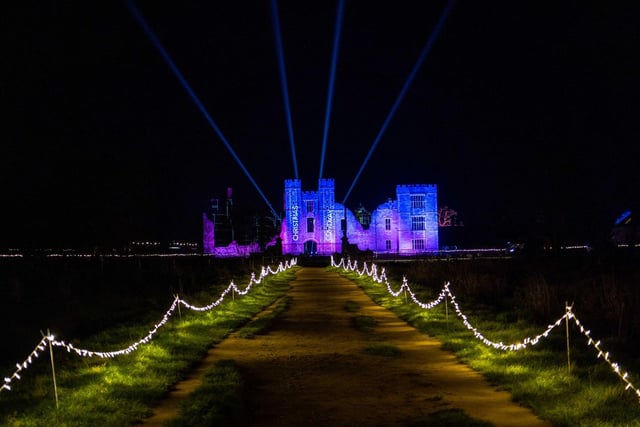 This is an enchanting, outdoor, festive light trail that begins in the Cowdray woods and ends by Cowdray Ruins this Christmas. Plus this year you can also meet  Father Christmas at Santa’s Grotto at The Walled Garden on selected dates. Tickets for the grotto have to be pre-booked and cannot be bought on the day.
Pre-booked tickets work out cheaper than buying on the day for the trail.
For tickets and more information, visit www.cowdray.co.uk/events/christmas-at-cowdray-2022-light-up-trails