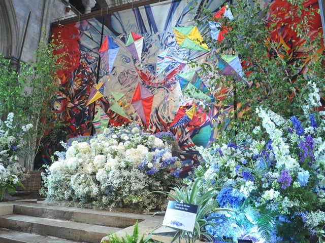 From the bold and colourful installations guiding visitors up the 950-year-old nave, to the wilder and more poignant displays in the side chapels, this year's Festival of Flowers in Chichester Cathedral is an extraordinary feat of community and creativity.