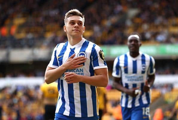 Brighton and Hove Albion attacker Leandro Trossard has been on fine form in the Premier League ahead of today's clash against Man United