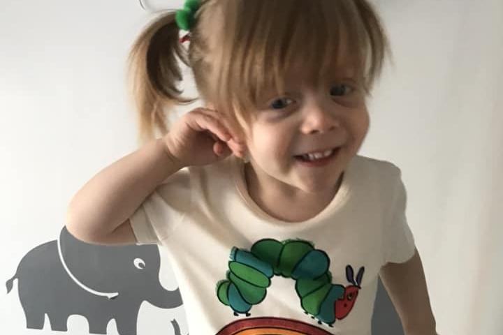 Sarah Biggs sent in this picture of 21-month-old Sophia as The Very Hungry Caterpillar