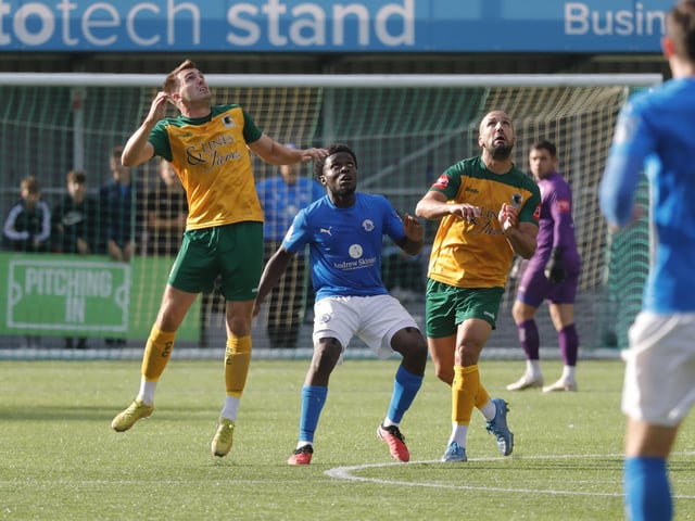 Action from Horsham's entertaining Isthmian Premier stalemate with Billericay Town