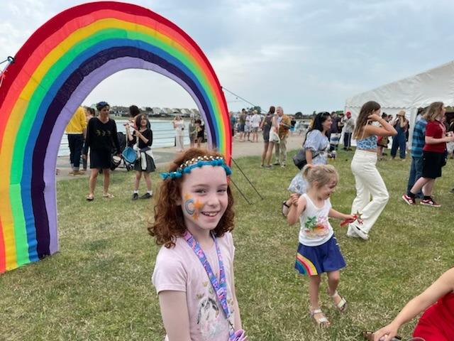 Moon and Stars Community Festival on Coronation Green featured bands of all ages, crafts and charity stalls