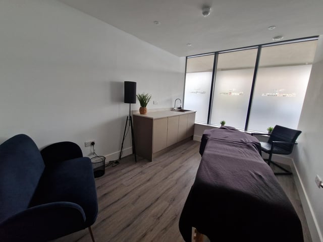 One of the massage rooms at ShoreRooms
