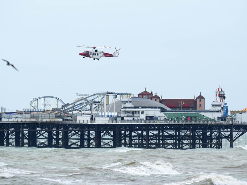 A search and rescue operation was launch after a swimmer went missing early this morning. Picture: Eddie Mitchell