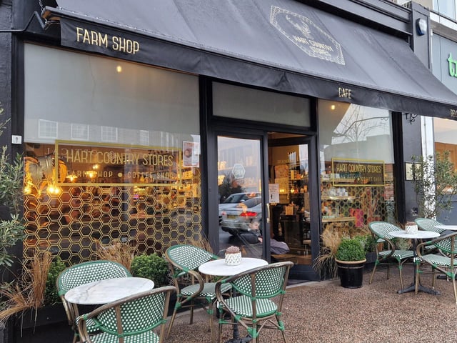 Hart Country Stores at 100 South Road, Haywards Heath, has a rating of 4.7 stars from 181 Google reviews. One reviewer said: "Had the most amazing breakfast brioche roll, cortardo and orange juice. The presentation was top notch and the service very pleasant."